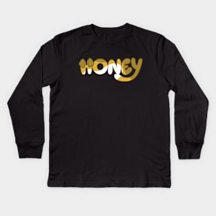 Honey is friend school Dogs Kids Long Sleeve T-Shirt